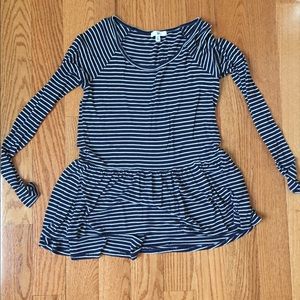 Long sleeve BP peplum top